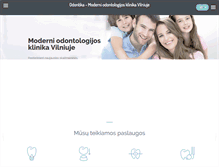 Tablet Screenshot of odontika.com